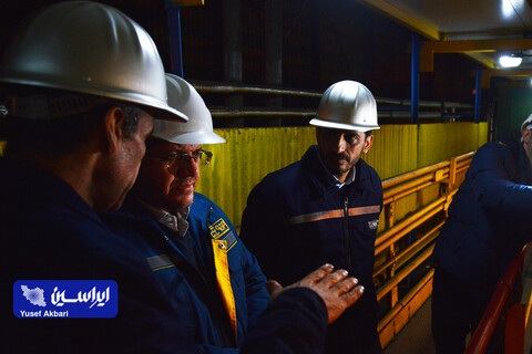 بازدید مدیرعامل شرکت راه آهن جمهوری اسلامی ایران از خطوط تولید فولاد مبارکه