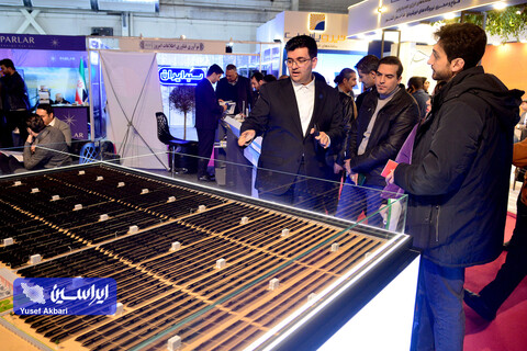 غرفه فولاد مبارکه در دومین روز چهاردهمین نمایشگاه بین‌المللی انرژی‌های تجدیدپذیر