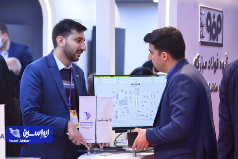 غرفه گروه فولاد مبارکه در دومین روز ششمین نمایشگاه ملی فولاد ایران