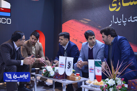 غرفه گروه فولاد مبارکه در دومین روز ششمین نمایشگاه ملی فولاد ایران