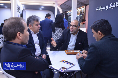 غرفه گروه فولاد مبارکه در آخرین روز ششمین نمایشگاه ملی فولاد ایران