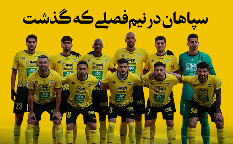 آمار سپاهان در نیم‌فصلی که گذشت