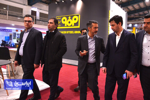 غرفه گروه فولاد مبارکه در اولین روز نهمین نمایشگاه تخصصی معدن و صنایع معدنی یزد