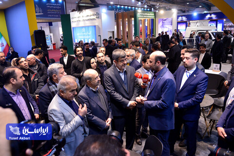 غرفه گروه فولاد مبارکه در دومین روز نهمین نمایشگاه تخصصی معدن و صنایع معدنی یزد