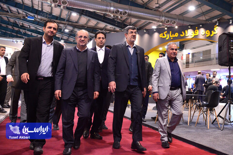 غرفه گروه فولاد مبارکه در دومین روز نهمین نمایشگاه تخصصی معدن و صنایع معدنی یزد