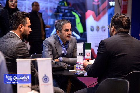 غرفه گروه فولاد مبارکه در سومین روز نهمین نمایشگاه تخصصی معدن و صنایع معدنی یزد