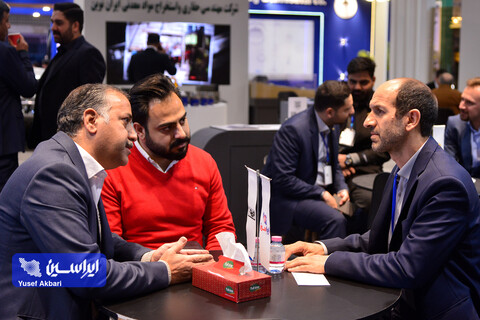 غرفه گروه فولاد مبارکه در سومین روز نهمین نمایشگاه تخصصی معدن و صنایع معدنی یزد