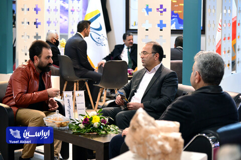 غرفه گروه فولاد مبارکه در سومین روز نهمین نمایشگاه تخصصی معدن و صنایع معدنی یزد