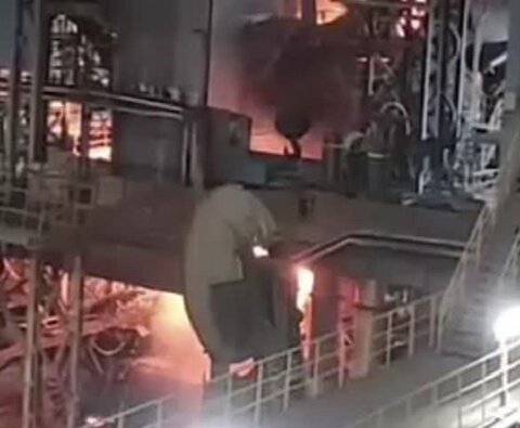 علت انفجار در کوره ذوب کارخانه آهن و فولاد ارفع اعلام شد
