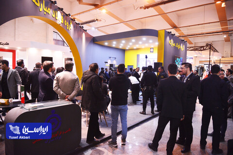 غرفه فولاد مبارکه در سومین روز پنجمین نمایشگاه بین‌المللی زنجیره تامین فولاد کرمان