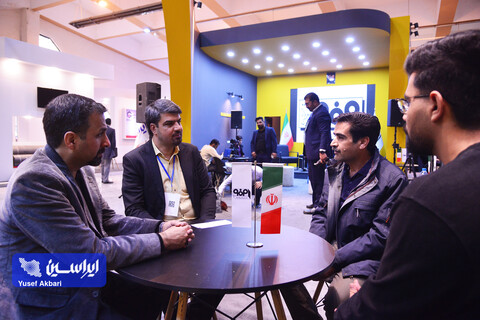 غرفه فولاد مبارکه در چهارمین روز پنجمین نمایشگاه بین‌المللی زنجیره تامین فولاد کرمان