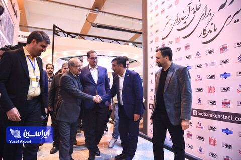 غرفه فولاد مبارکه در چهارمین روز پنجمین نمایشگاه بین‌المللی زنجیره تامین فولاد کرمان