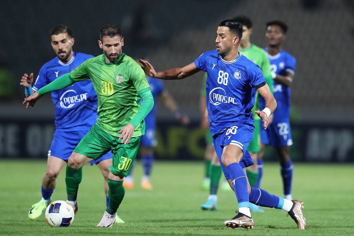 خلاصه بازی استقلال - الشرطه/ آبی‌ها در آفساید