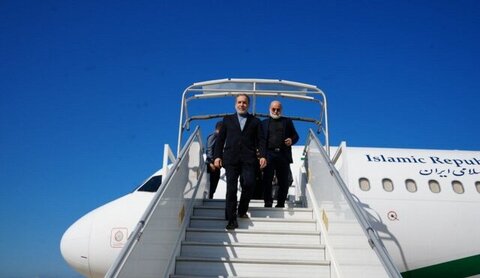 وزیر امور خارجه ایران  وارد مسقط شد