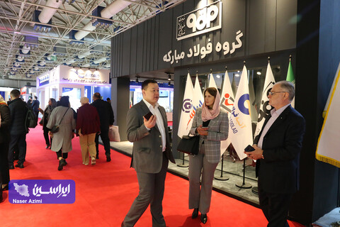 غرفه فولاد مبارکه در سومین نمایشگاه بین المللی تجارت با اوراسیا