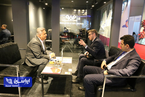 غرفه فولاد مبارکه در دومین روز نمایشگاه بین المللی تجارت با اوراسیا