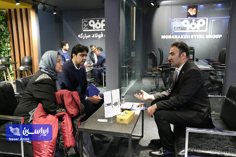غرفه فولاد مبارکه در سومین روز نمایشگاه بین المللی تجارت با اوراسیا