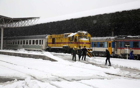 آماده باش کامل راه‌آهن در پی هشدار قرمز هواشناسی