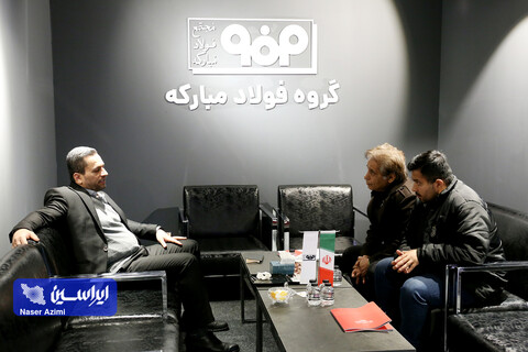 غرفه فولاد مبارکه در چهارمین روز نمایشگاه بین المللی تجارت با اوراسیا