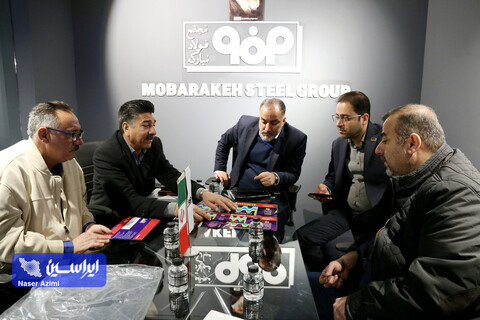 غرفه فولاد مبارکه در چهارمین روز نمایشگاه بین المللی تجارت با اوراسیا