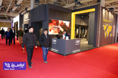 غرفه فولاد مبارکه در چهارمین روز نمایشگاه بین المللی تجارت با اوراسیا