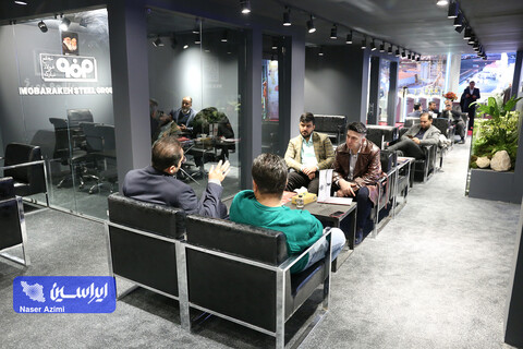 غرفه فولاد مبارکه در چهارمین روز نمایشگاه بین المللی تجارت با اوراسیا