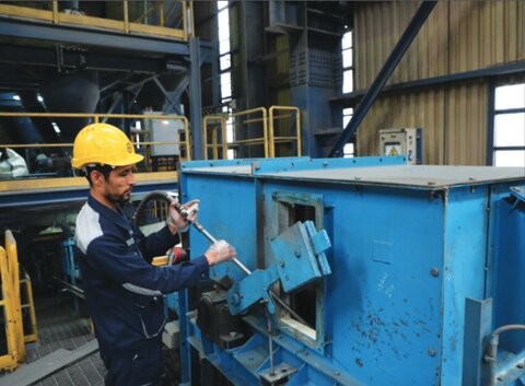 پایان توقف سرد و آغاز تولید گرم در فولاد سنگان