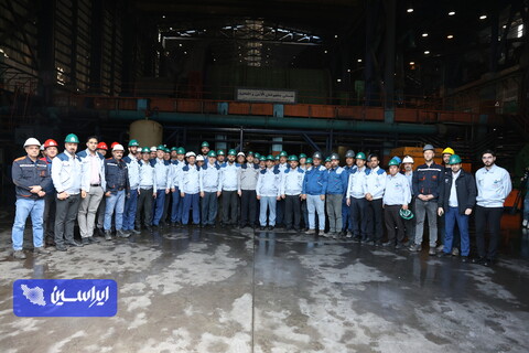 بازدید مدیرعامل گروه فولاد مبارکه از فولاد سنگان