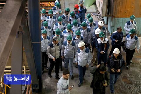 بازدید مدیرعامل گروه فولاد مبارکه از فولاد سنگان