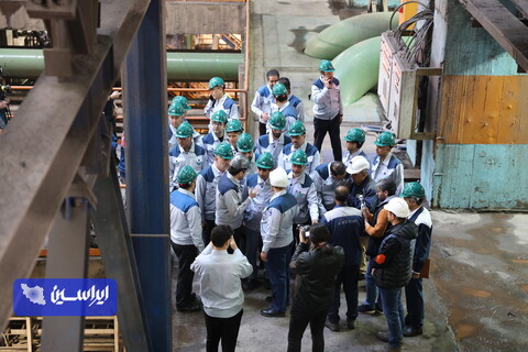 بازدید مدیرعامل گروه فولاد مبارکه از فولاد سنگان