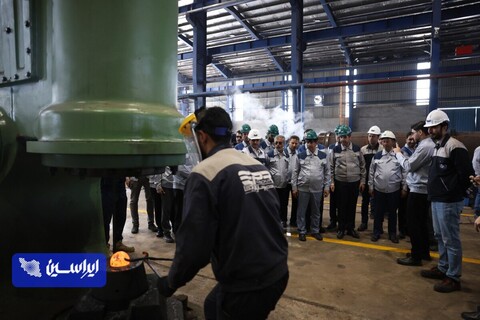 بازدید مدیرعامل گروه فولاد مبارکه از فولاد سنگان