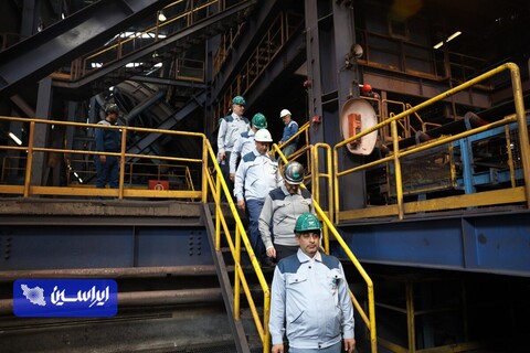 بازدید مدیرعامل گروه فولاد مبارکه از فولاد سنگان