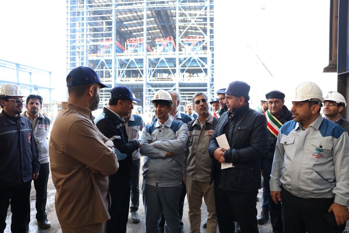 بازدید مدیرعامل گروه فولاد مبارکه از پروژه کارخانه کنسانتره ۲.۴ میلیون تنی اُپال پارسیان سنگان