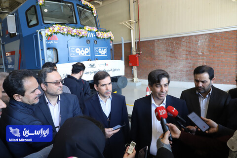 مراسم تحویل آخرین واحد لوکوموتیو مجتمع فولاد مبارکه