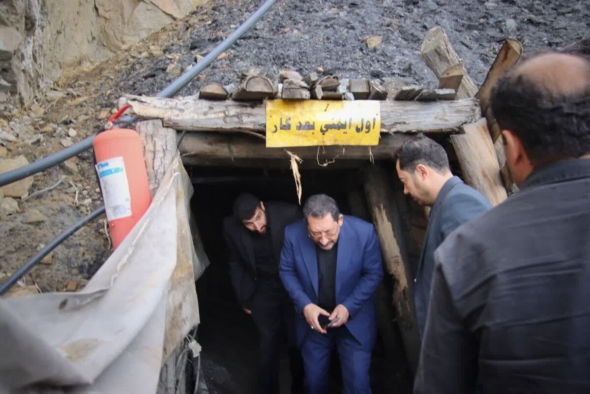 وزیر صمت از معدن مهماندویه دامغان بازدید کرد / بررسی ابعاد حادثه مرگبار
