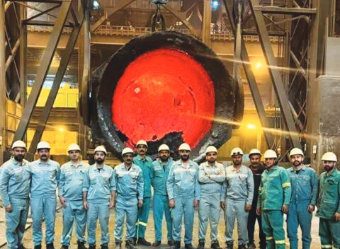 شکسته شدن رکورد عمر نسوز پاتیل مذاب در فولاد مبارکه