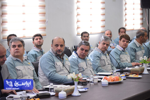 نشست مدیرعامل گروه فولاد مبارکه با مدیرعامل و مدیران شرکت فولاد و نورد سبا