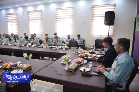 نشست مدیرعامل گروه فولاد مبارکه با مدیرعامل و مدیران شرکت فولاد و نورد سبا