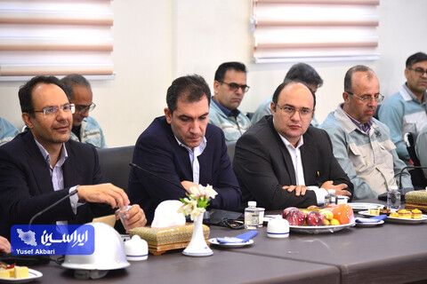 نشست مدیرعامل گروه فولاد مبارکه با مدیرعامل و مدیران شرکت فولاد و نورد سبا