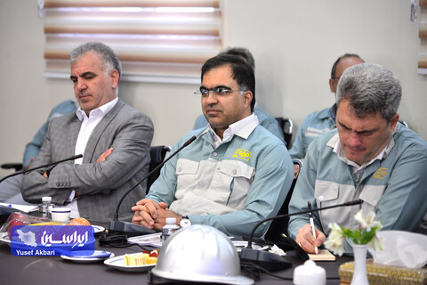 نشست مدیرعامل گروه فولاد مبارکه با مدیرعامل و مدیران شرکت فولاد و نورد سبا