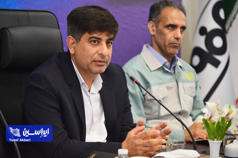 نشست مدیرعامل گروه فولاد مبارکه با مدیرعامل و مدیران شرکت فولاد و نورد سبا