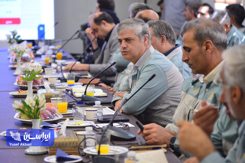 نشست مدیرعامل گروه فولاد مبارکه با مدیرعامل و مدیران شرکت فولاد و نورد سبا
