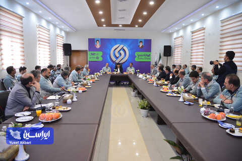 نشست مدیرعامل گروه فولاد مبارکه با مدیرعامل و مدیران شرکت فولاد و نورد سبا