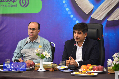 نشست مدیرعامل گروه فولاد مبارکه با مدیرعامل و مدیران شرکت فولاد و نورد سبا