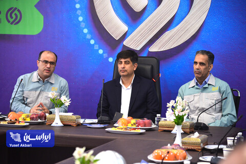 نشست مدیرعامل گروه فولاد مبارکه با مدیرعامل و مدیران شرکت فولاد و نورد سبا