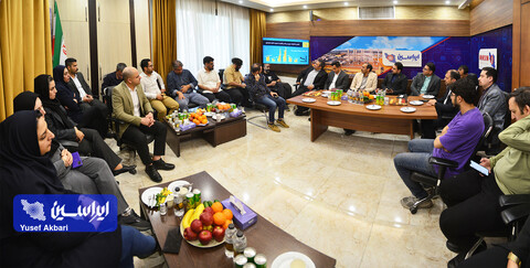 بازدید مدیر روابط عمومی گروه فولاد مبارکه از پایگاه خبری تحلیلی ایراسین