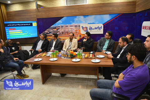 بازدید مدیر روابط عمومی گروه فولاد مبارکه از پایگاه خبری تحلیلی ایراسین