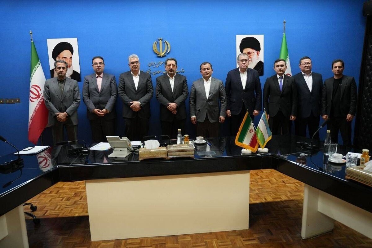 دیدار رئیس اتاق بازرگانی ازبکستان و هیأت تجاری با وزیر صمت در تهران