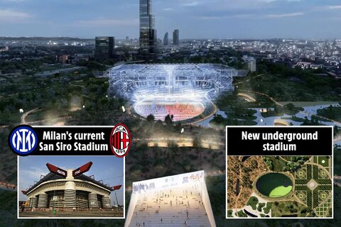 طرح شگفت‌انگیز برای دفن کردن استادیوم در زیر زمین