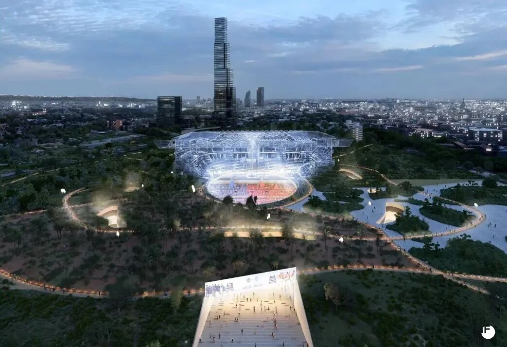 طرح شگفت‌انگیز برای دفن کردن استادیوم در زیر زمین